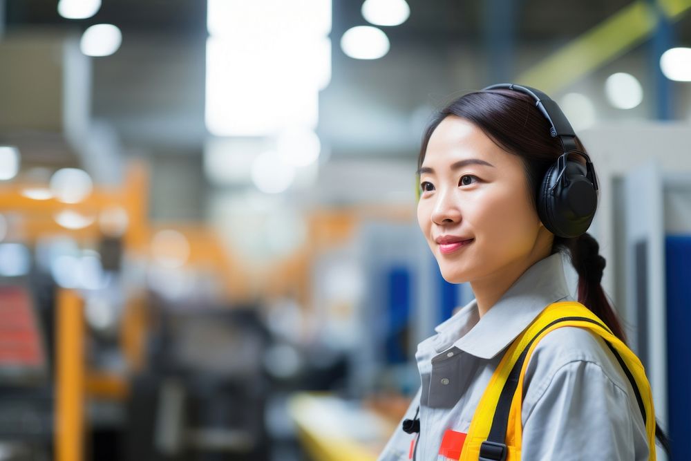 Headphones headset worker electronics. AI generated Image by rawpixel.