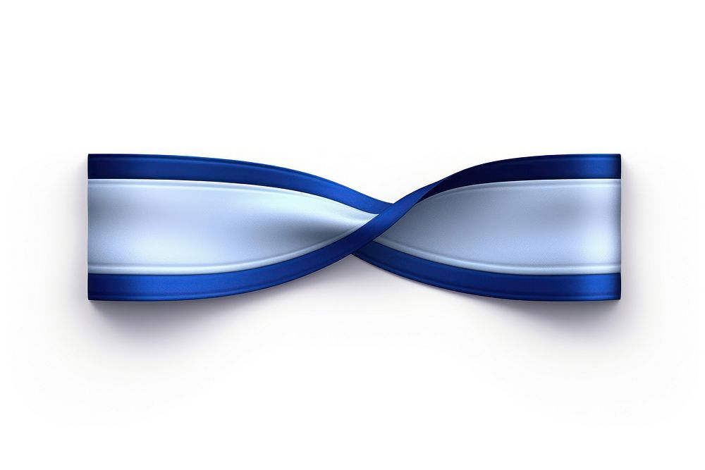 Ribbon blue white background accessories. AI generated Image by rawpixel.