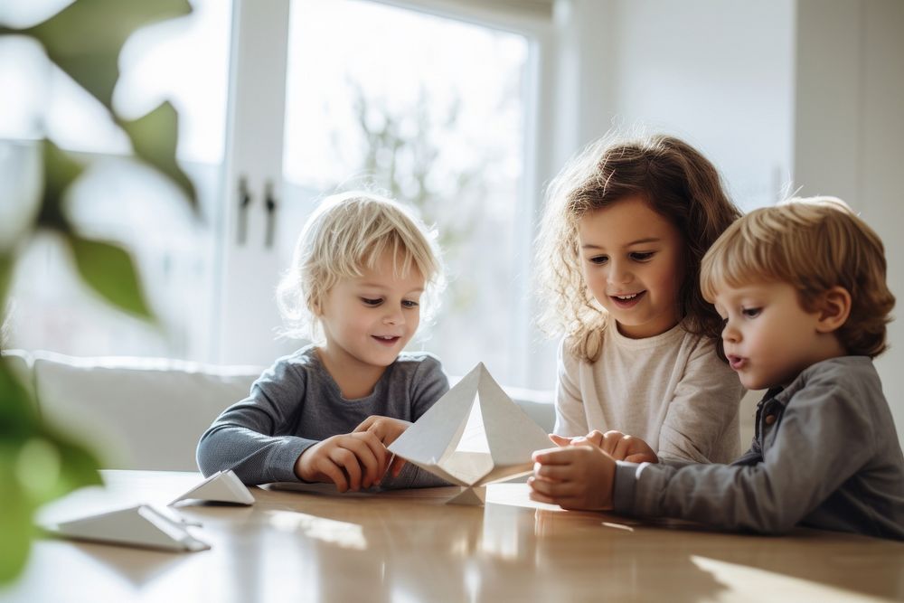 Reading child kid togetherness. AI generated Image by rawpixel.