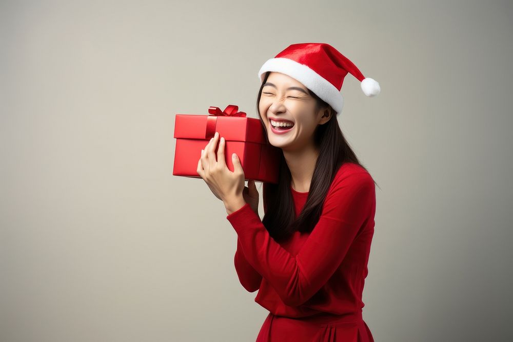 Happy gift head face. AI generated Image by rawpixel.