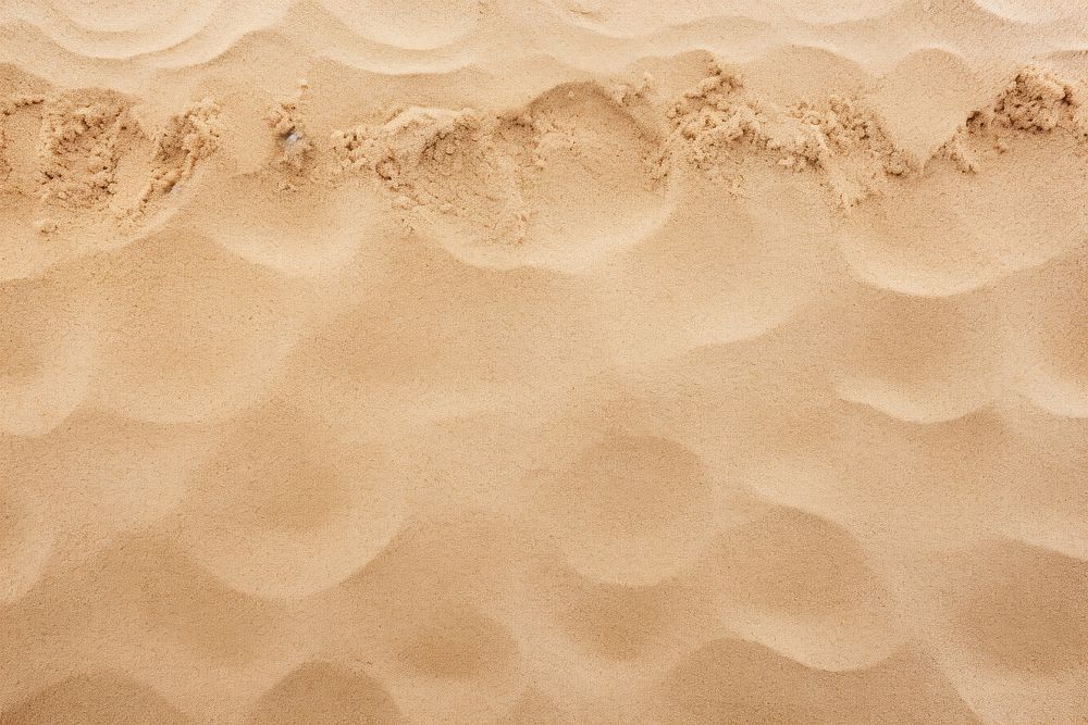 Beautiful beach sand texture backgrounds outdoors nature. AI generated Image by rawpixel.