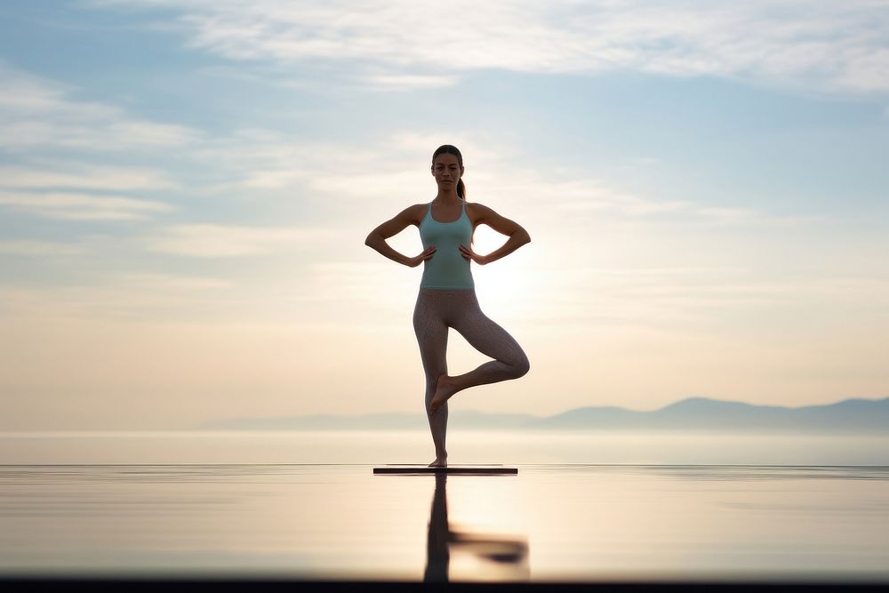 Genetic disorder woman practice yoga sports adult determination. AI generated Image by rawpixel.