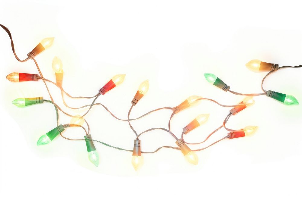 Christmas light christmas lights white Free Photo Illustration rawpixel