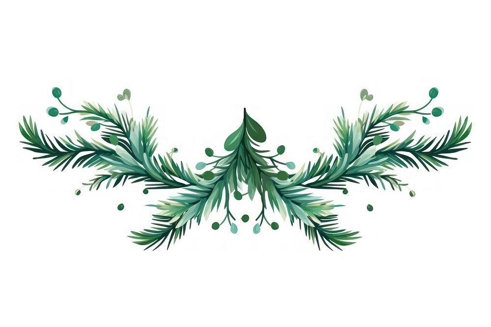 Christmas Swags christmas pattern plant. AI generated Image by rawpixel.