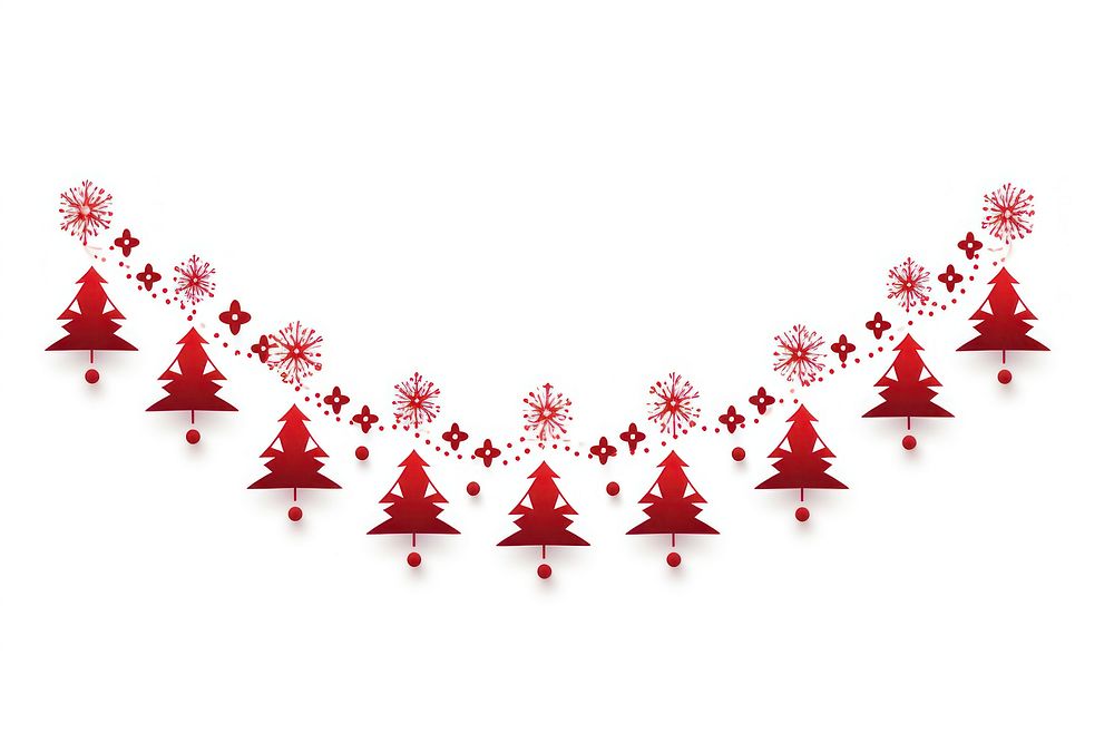 Garland christmas shape tree. AI generated Image by rawpixel.