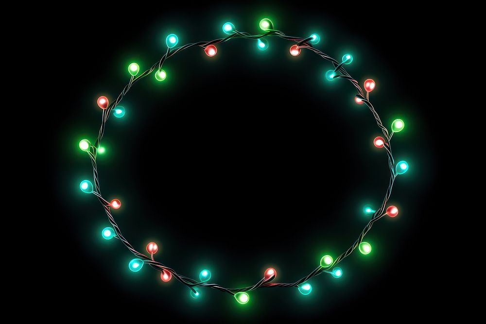 Lighting equipment Garland christmas jewelry shape. AI generated Image by rawpixel.