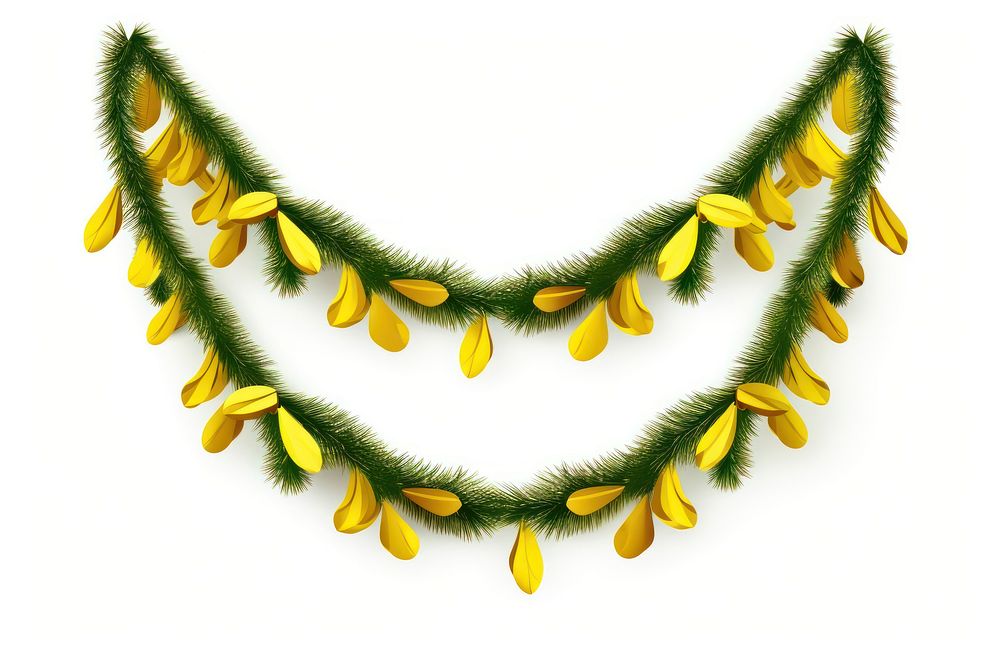 Swags Garland christmas necklace jewelry. AI generated Image by rawpixel.