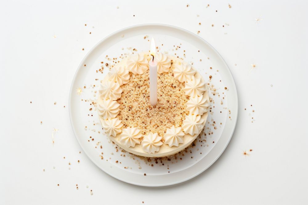 Dessert plate food cake. AI generated Image by rawpixel.