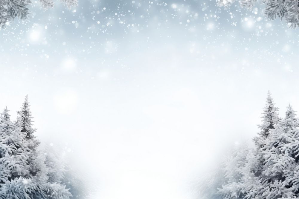 Snow Spruce branches backgrounds christmas outdoors. AI generated Image by rawpixel.