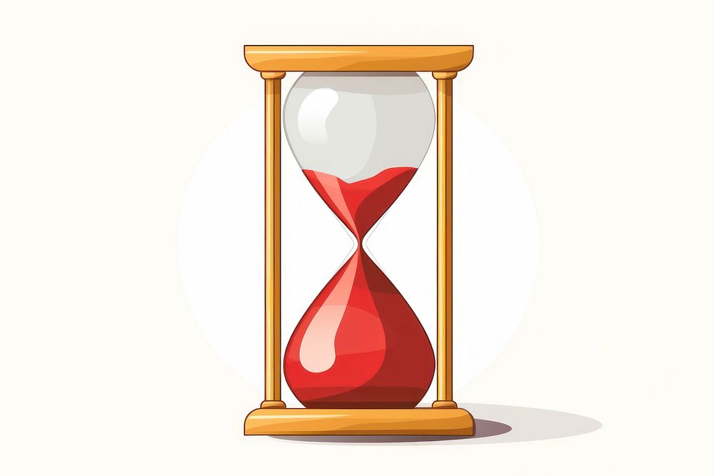 Hourglass hourglass deadline accuracy. AI generated Image by rawpixel.