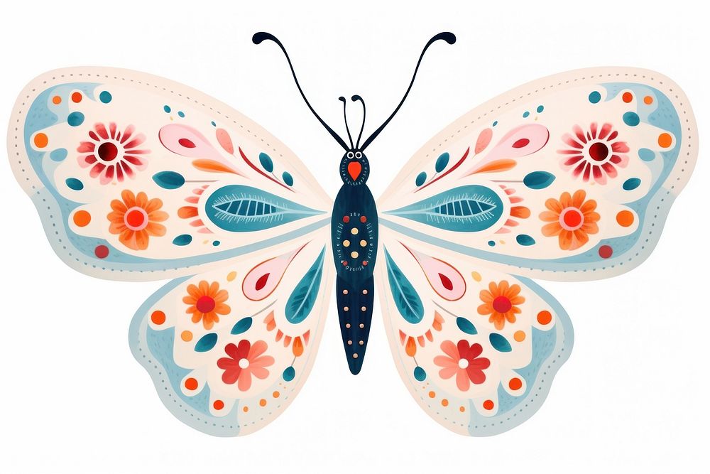A butterfly pattern animal insect. AI generated Image by rawpixel.