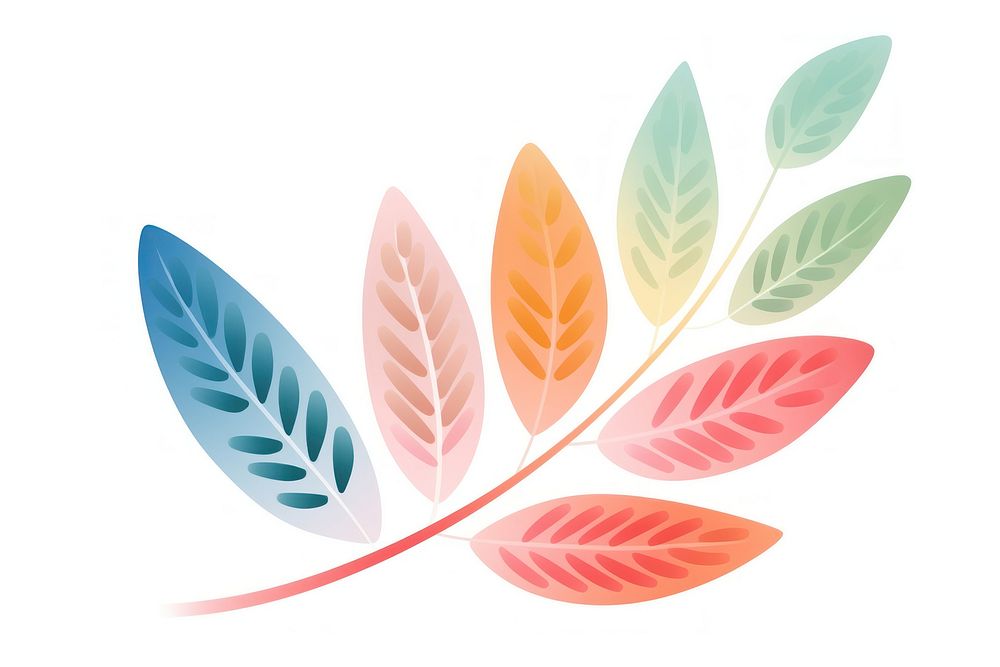 A leaf pattern plant art. AI generated Image by rawpixel.