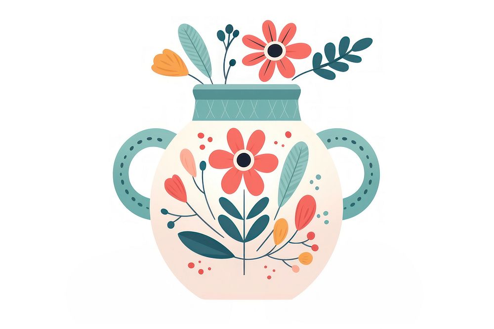 A minimal vase art pottery jug. AI generated Image by rawpixel.