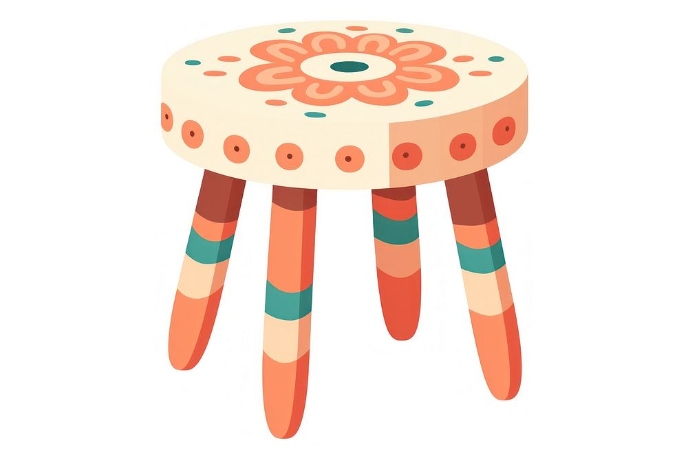 Minimal stool furniture creativity appliance. AI generated Image by rawpixel.