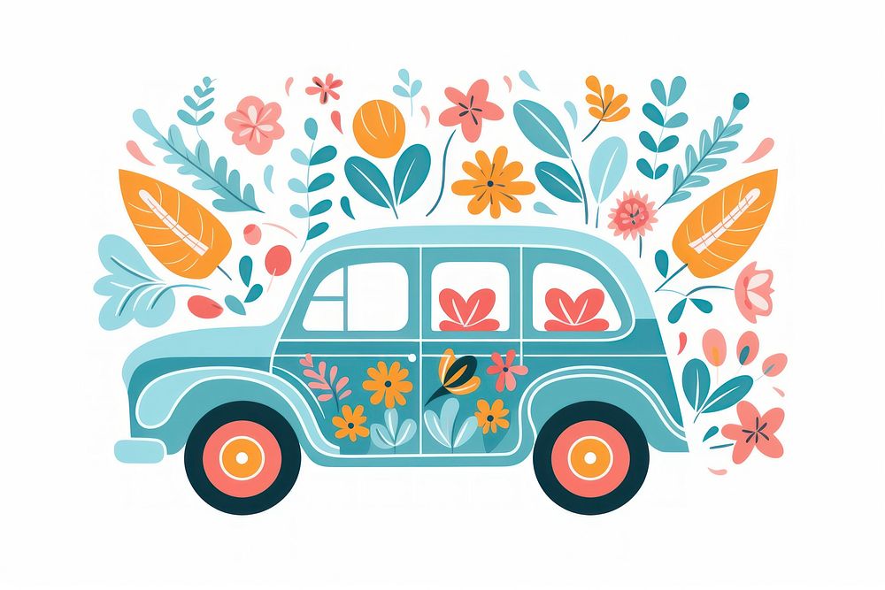 Car vehicle pattern art. AI generated Image by rawpixel.