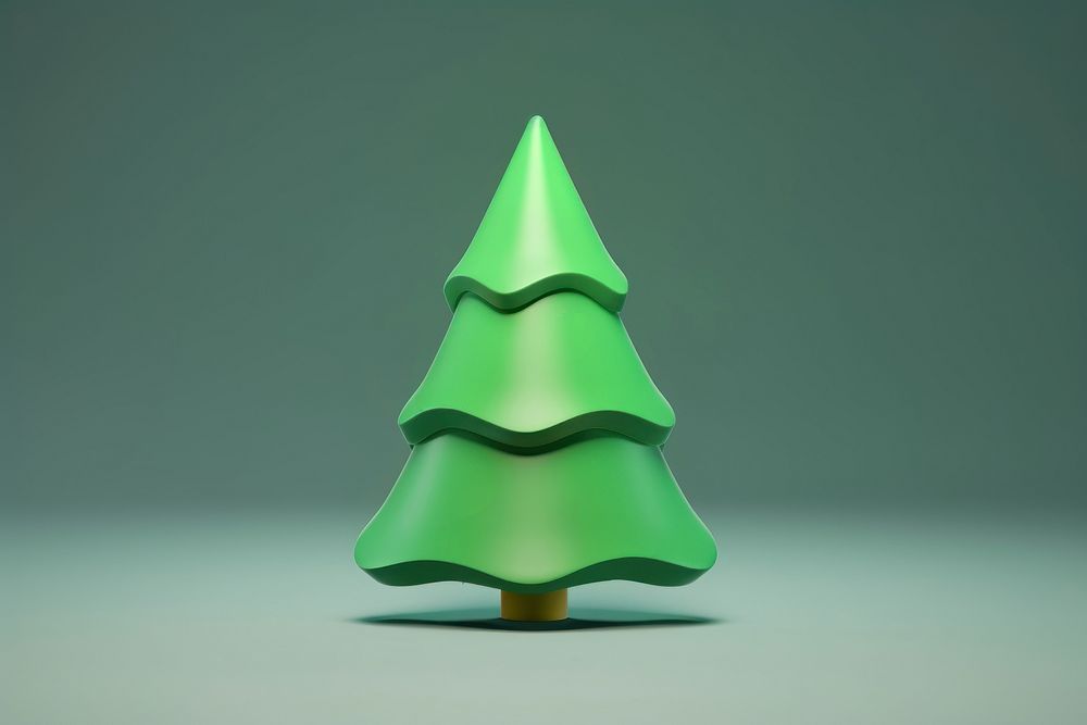 Christmas tree green celebration decoration. AI generated Image by rawpixel.