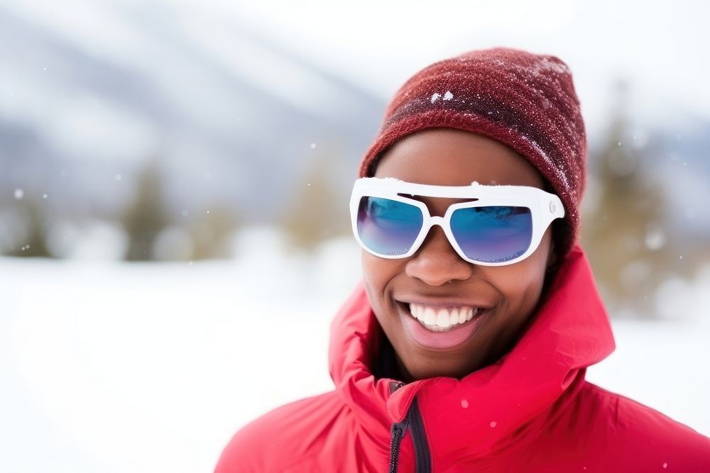 African american woman portrait glasses | Free Photo - rawpixel