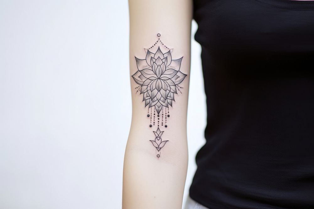 Tattoo skin arm individuality. AI generated Image by rawpixel.