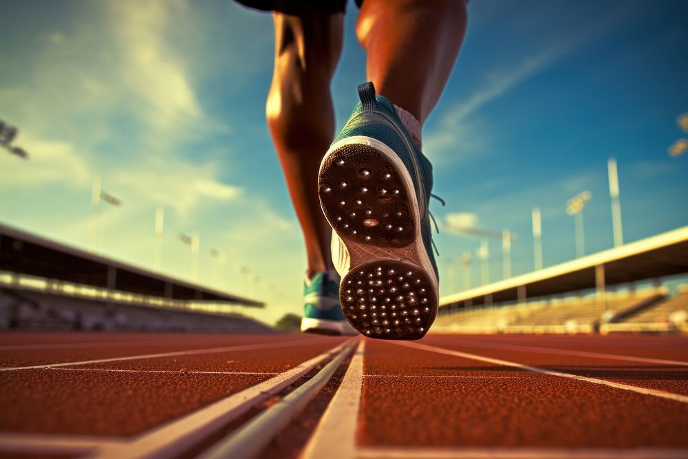 Running footwear sports shoe. AI generated Image by rawpixel.