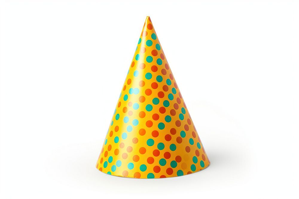 Party hat white background celebration decoration. AI generated Image by rawpixel.