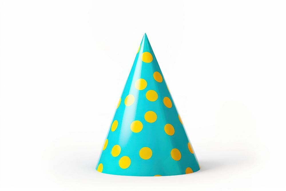 Party hat white background celebration anniversary. AI generated Image by rawpixel.