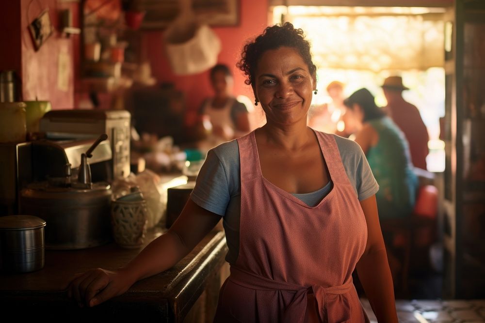 Cuban woman owner portrait adult smile. AI generated Image by rawpixel.