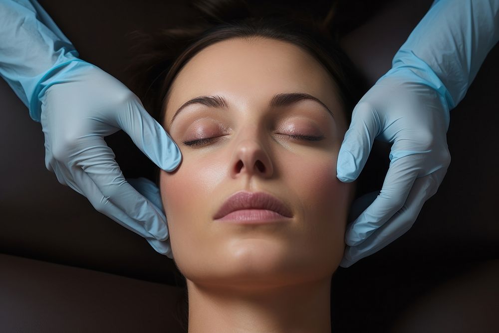 Woman receiving botox adult skin hand. AI generated Image by rawpixel.
