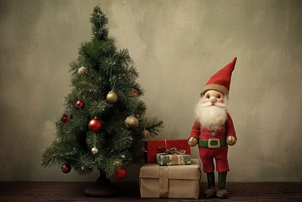 Christmas tree plant gift representation. AI generated Image by rawpixel.
