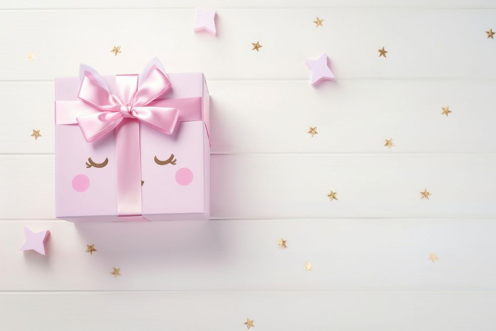 Kid gift box pink celebration anniversary. AI generated Image by rawpixel.