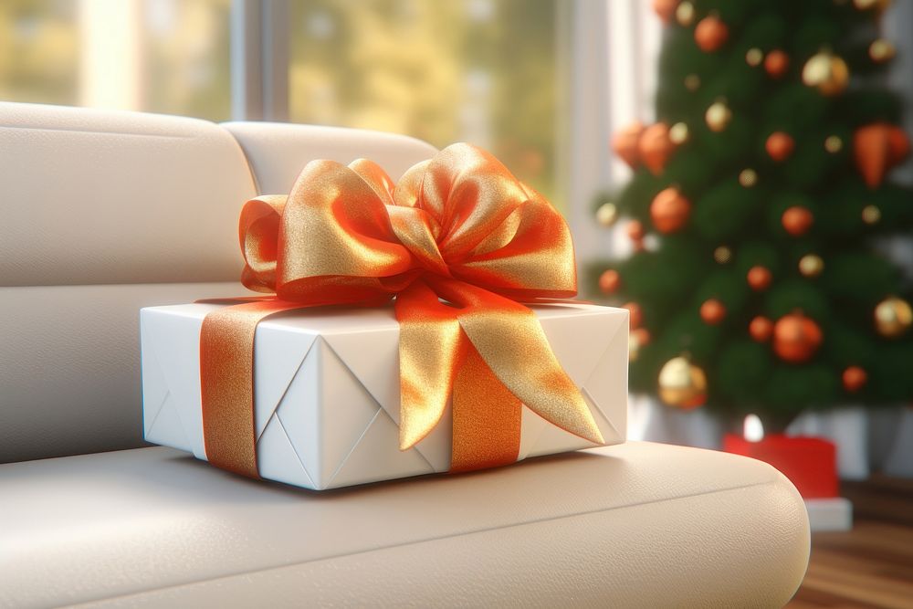 Christmas gift anticipation illuminated celebration. AI generated Image by rawpixel.