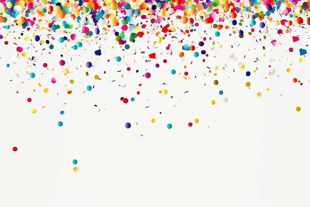 Colorful confetti backgrounds celebration splattered. AI generated Image by rawpixel.