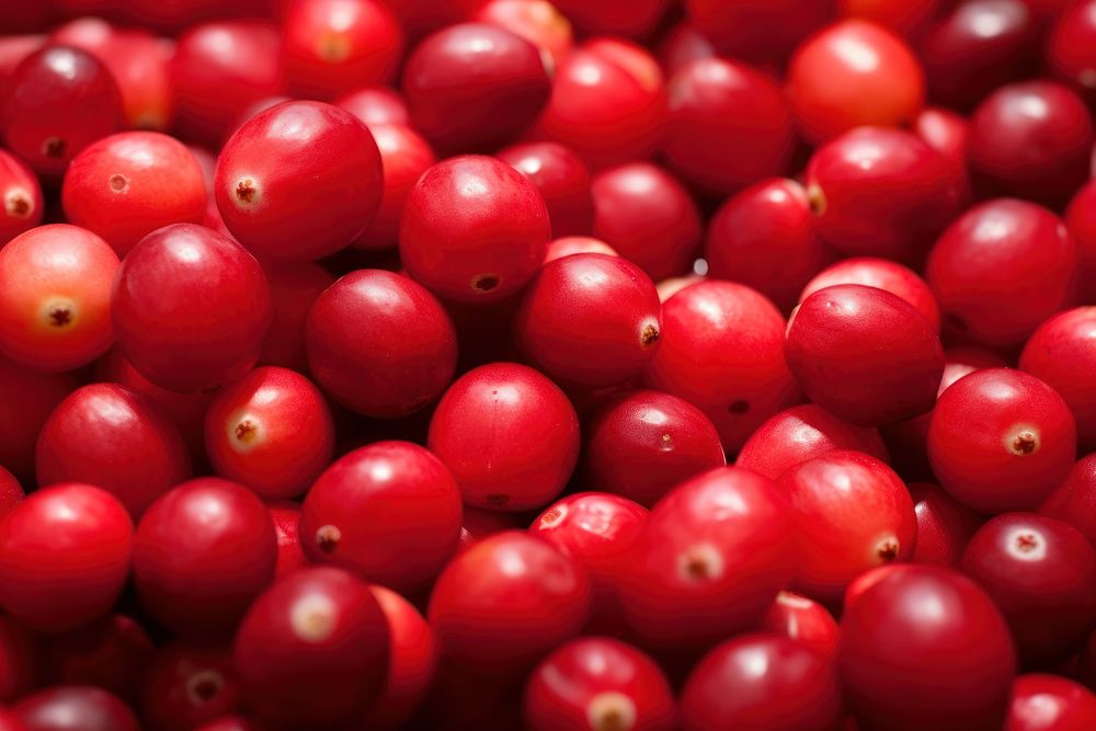 Cranberries organic fruit plant. AI generated Image by rawpixel.