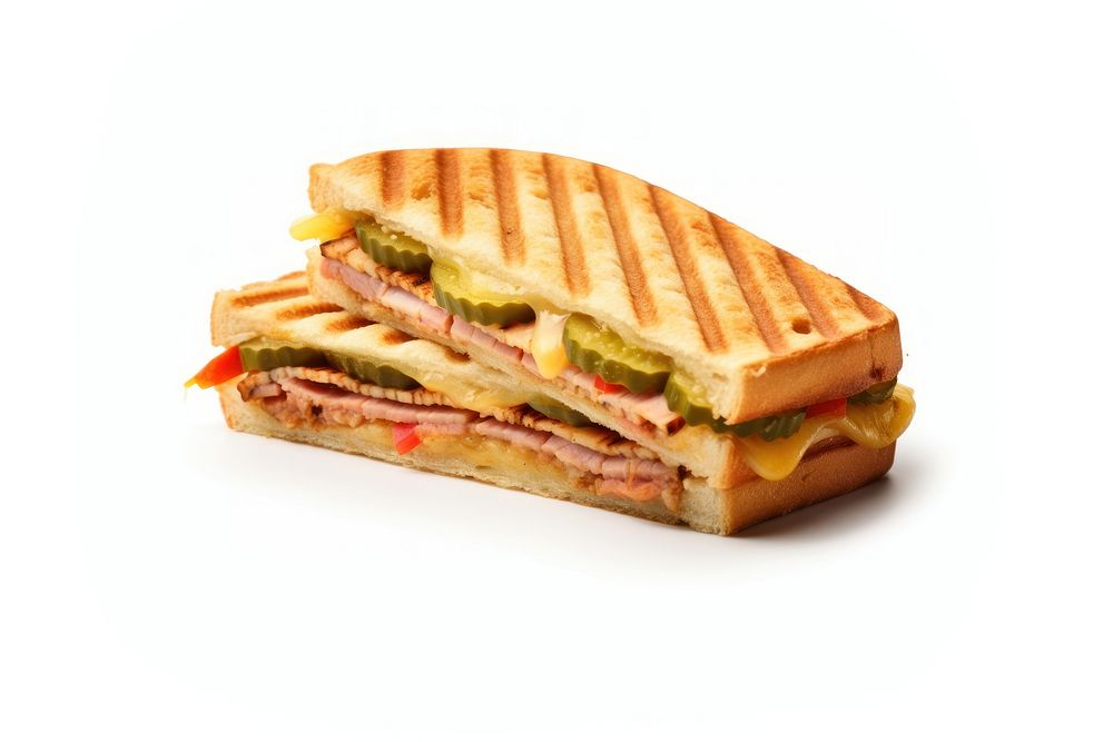 Cuban Sandwich sandwich bread food. AI generated Image by rawpixel.