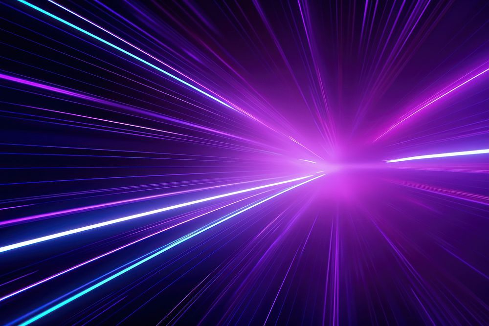 Light streaks purple backgrounds bright. AI generated Image by rawpixel.