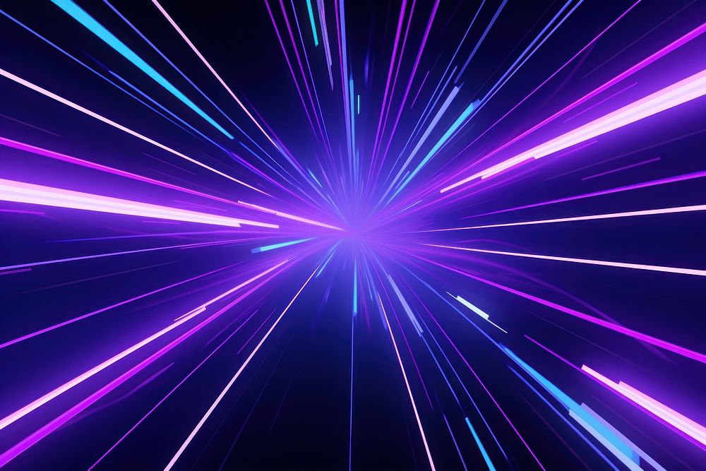 Light streaks purple backgrounds speed. AI generated Image by rawpixel.
