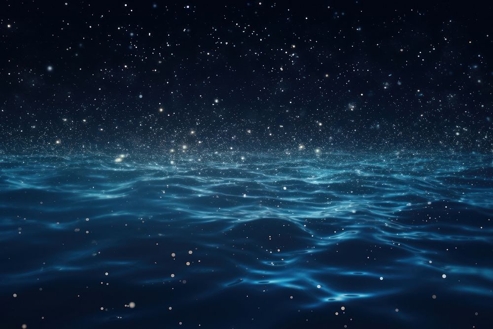 Aesthetic sparkling sea waves backgrounds outdoors nature. AI generated Image by rawpixel.