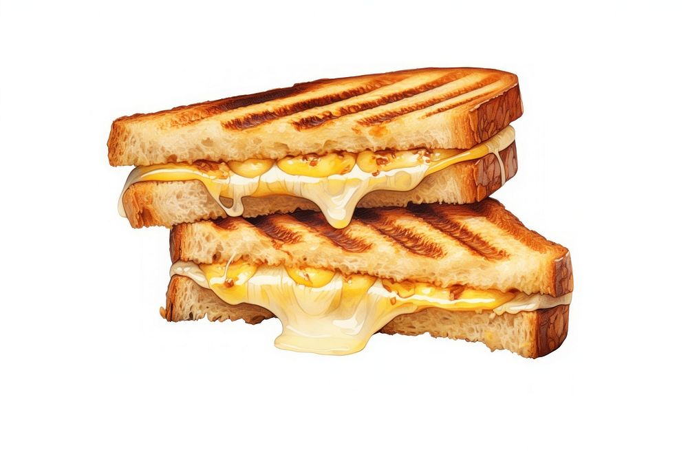 Grilled Sandwich sandwich bread food. AI generated Image by rawpixel.