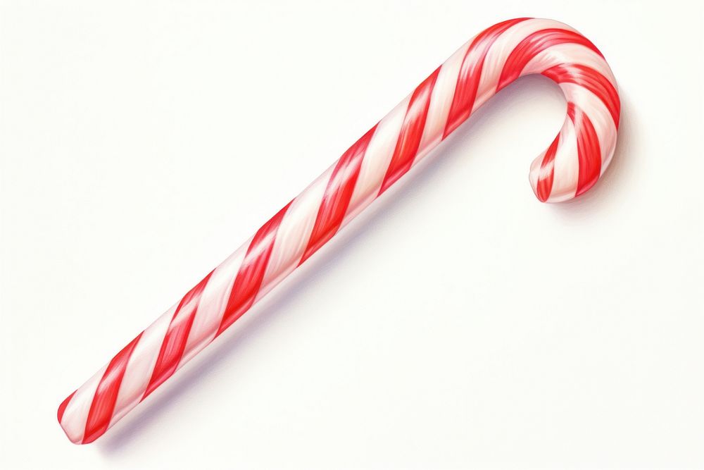 Candy cane confectionery food red. AI generated Image by rawpixel.