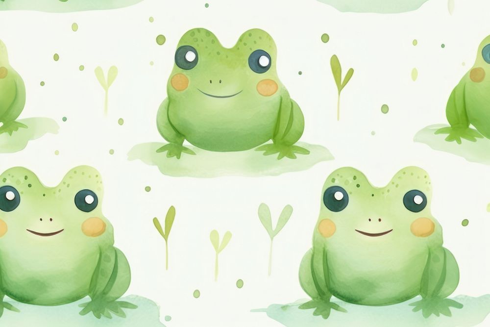Frog backgrounds amphibian animal. AI generated Image by rawpixel.