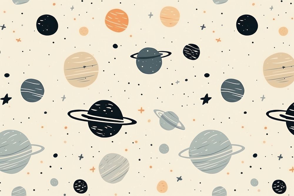 Planets space pattern astronomy universe. AI generated Image by rawpixel.