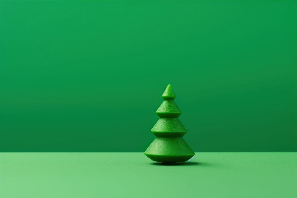 Christmas tree green green background celebration. AI generated Image by rawpixel.