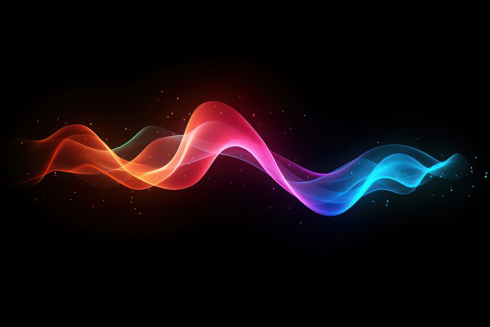 Sound effect nature light night. AI generated Image by rawpixel.