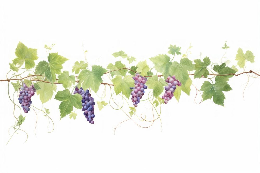 Grapevine grapes plant food. AI generated Image by rawpixel.