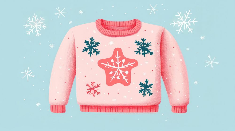 Christmas sweater sweatshirt celebration decoration. AI generated Image by rawpixel.