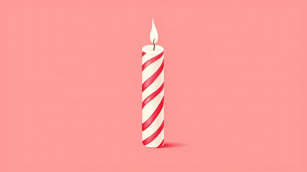 Candy canes candle illuminated anniversary. AI generated Image by rawpixel.