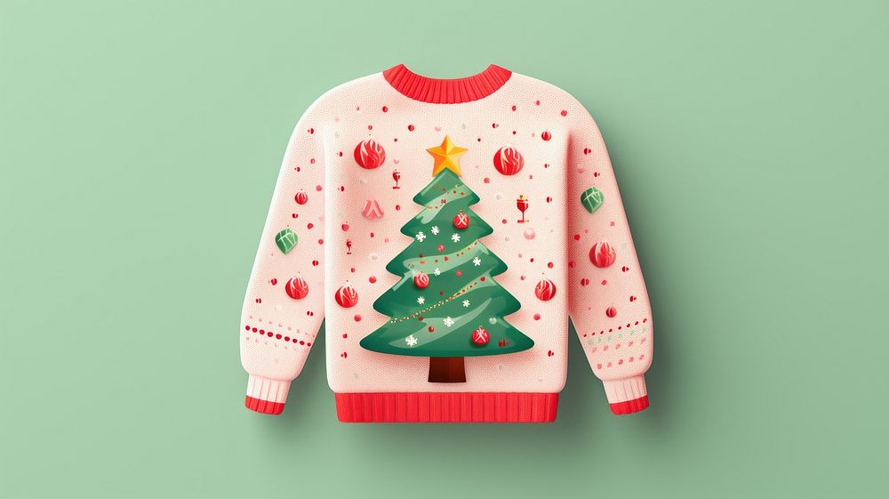 Christmas sweater sweatshirt representation anticipation. AI generated Image by rawpixel.