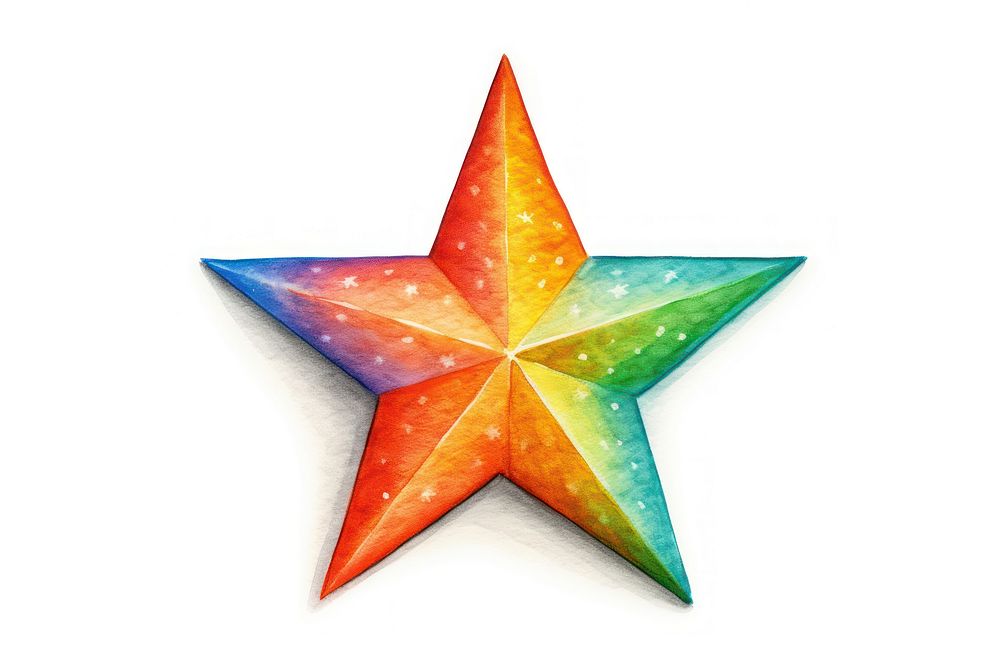 Star icon symbol white background celebration. AI generated Image by rawpixel.