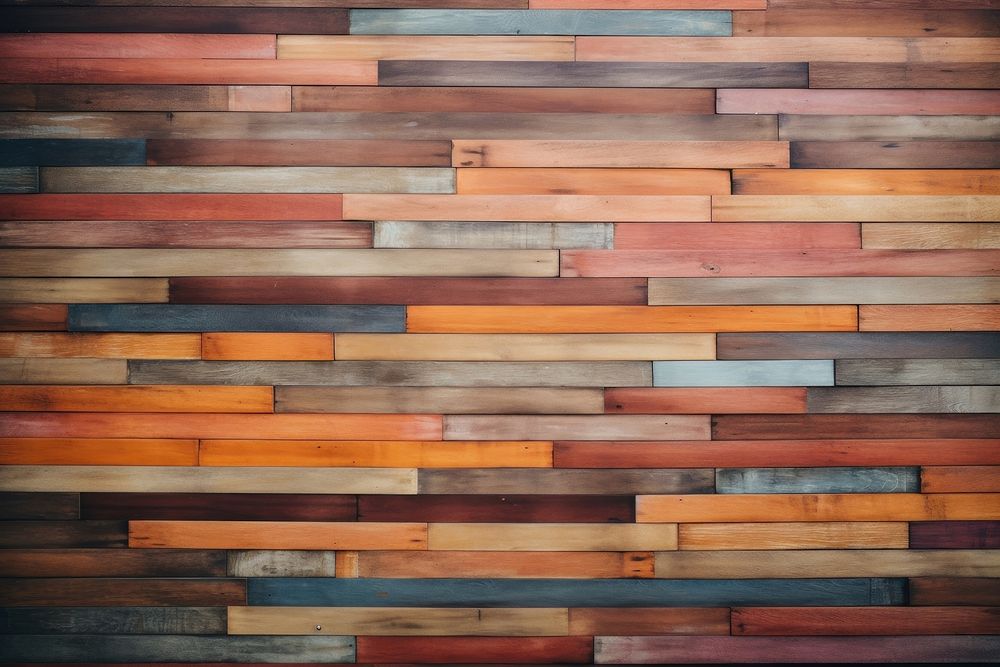 Colorful straight wood floor pattern architecture backgrounds hardwood. AI generated Image by rawpixel.