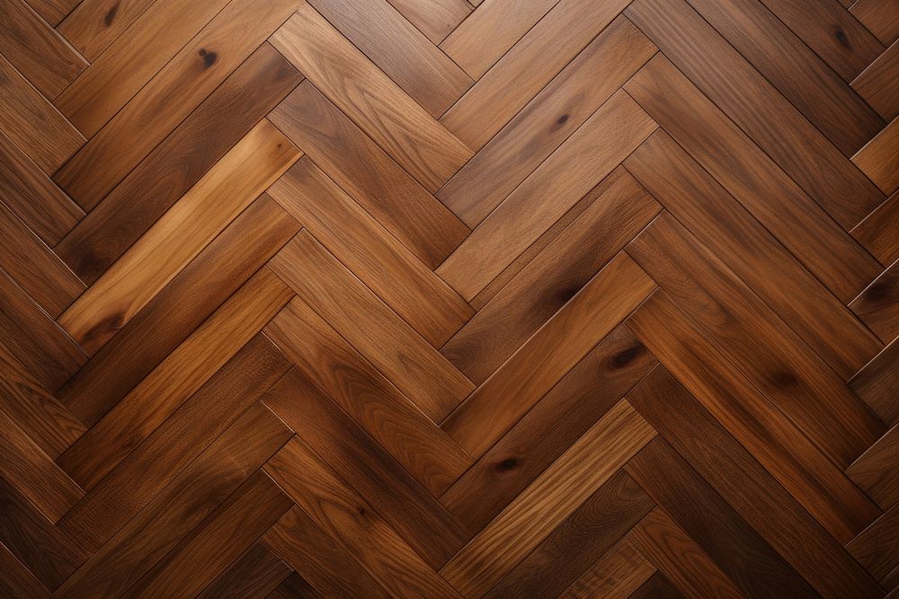 Chevron parquet wood backgrounds flooring. AI generated Image by rawpixel.