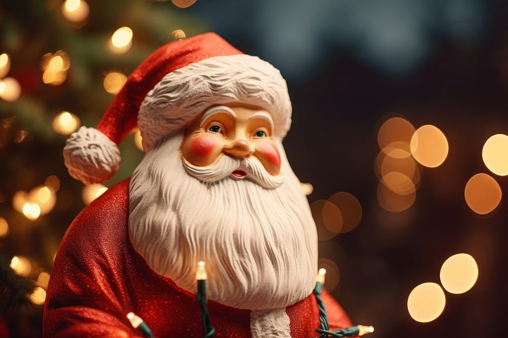 Santa claus christmas outdoors night. AI generated Image by rawpixel.